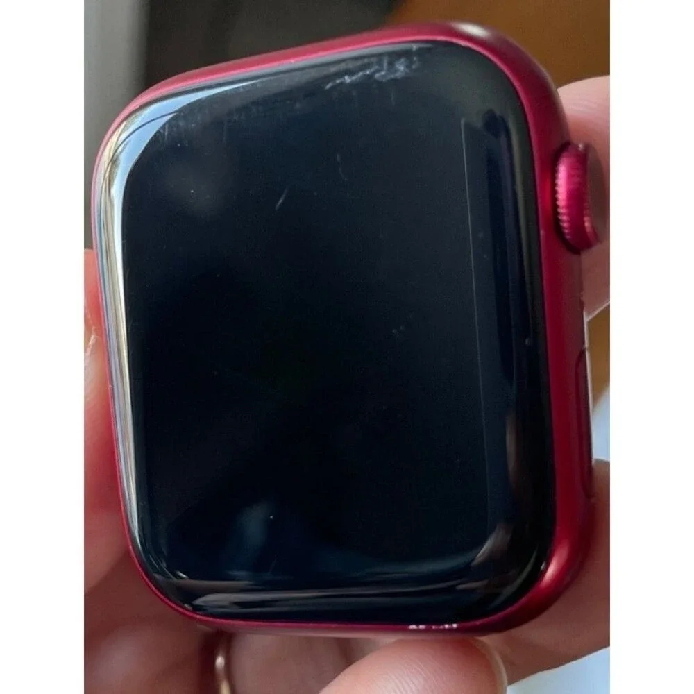 Working Apple Watch Series 7 Project Red Midnight W Charger new Band